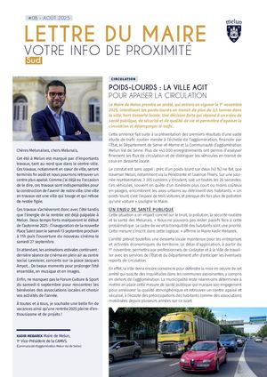 LETTRE DU MAIRE #8 SUD