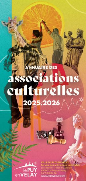 Annuaire des associations culturelles 2025-2026 - Le Puy-en-Velay