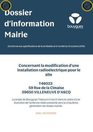 Villeneuve D'ascq 59 Rue De La Cimaise BT 20250724