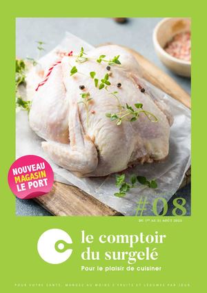 COMPTOIR DU SURGELÉ - Août 2025