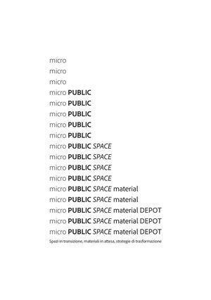 Micro Public Space Material Depot