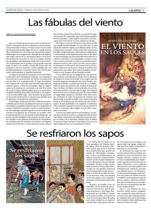 "Se resfriaron los sapos" y "El viento en los sauces"