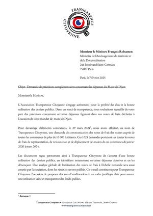 Transparence Citoyenne Lettre à F Rebsamen