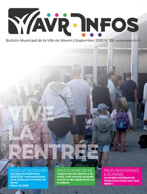 Wavr'infos Septembre 2025