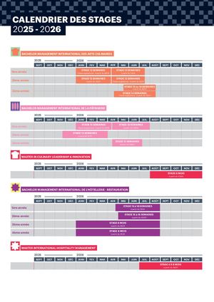 Calendrier 25 26 Stages Institut Lyfe