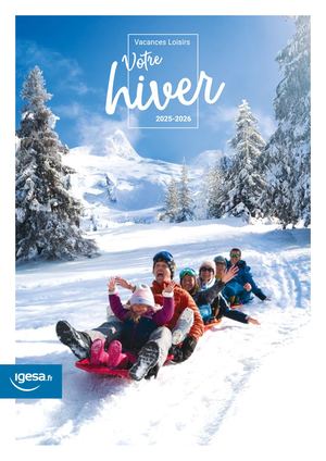 Catalogue Vacances Igesa Hiver 2025 2026