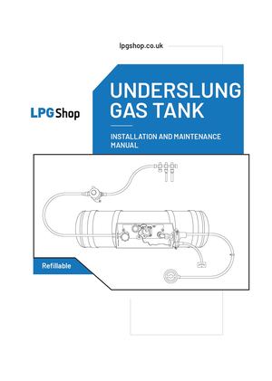 LPG Shop - Underslung Gas Tank Manual