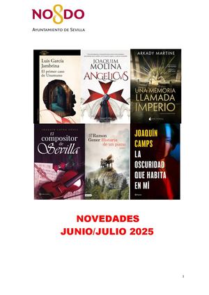 Novedades Julio 2025