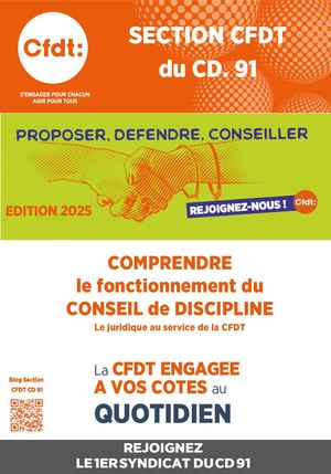 Guide Discipline Cfdt 2025
