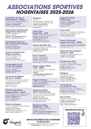 Associations Sportives Nogentaises Calameo 2024