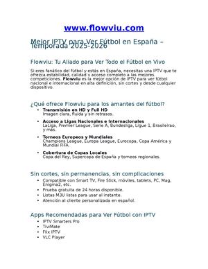 Mejor IPTV para Ver Fútbol en España – Temporada 2025-2026