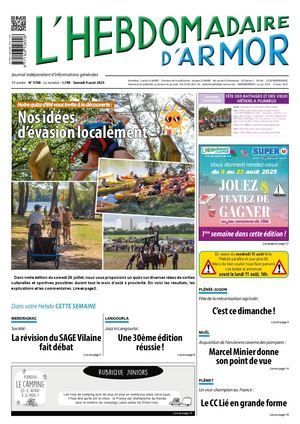 L'Hebdomadaire d'Armor n°3708du samedi 9 août 2025