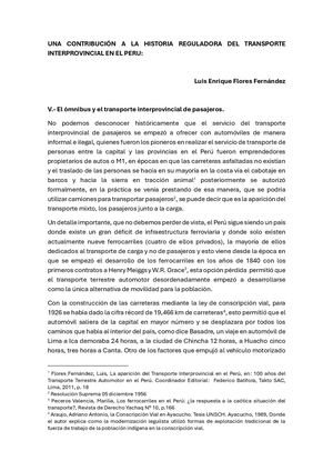 Un Aporte A La Historia Del Transporte Interprovincial En El Peru 07 02 25