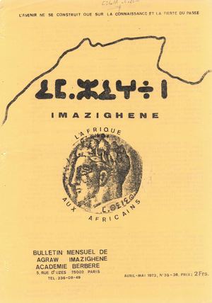 N°35 36 Bull Agraw Imazighene Avril Mai 1973