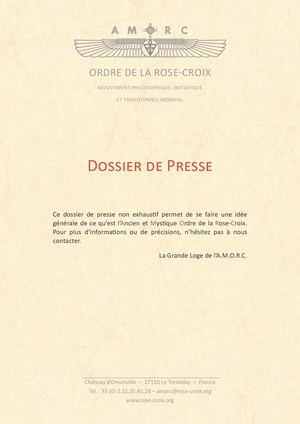 Dossier de Presse