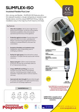 Slimflex-ISO Datasheet