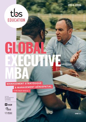 Plaquette Global Executive MBA • Casablanca