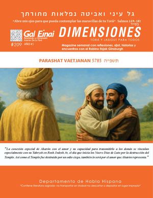 Dimensiones Parashat Vaetjanan Edición 209