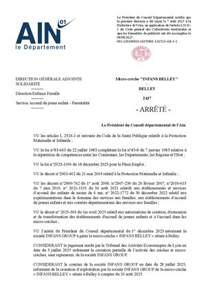 Micro Crèche Infans Belley