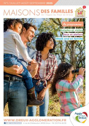 Programme Maison des familles - Juillet/Septembre 2025