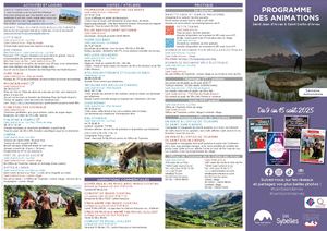 Programme D'animations Du 9 Au 15 Août 2025