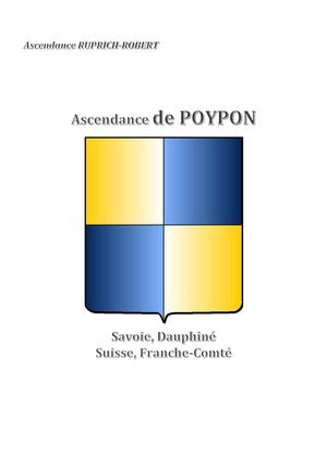 Famille De Poypon, Savoie, Suisse, Franche-Comté