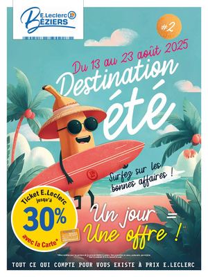 les promos de folie dans vos magasins E.Leclerc Béziers