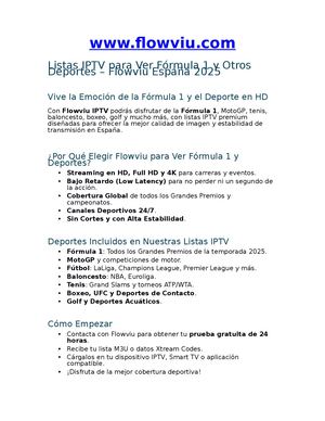 Listas Iptv F1 Deportes - MotoGP, tenis, baloncesto, boxeo, golf y mucho más,
