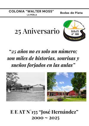 Revista 25 Años Eeat N°155 José Hernández