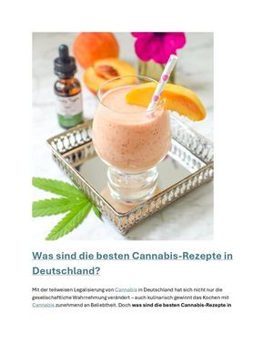 Beste Cannabis-Rezepte