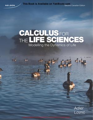 Calculus for the Life Sciences (2nd Canadian Edition) PDF