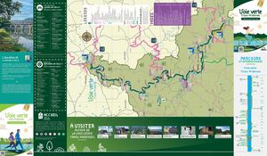 Carte Voie verte Trans-Ardennes & Voie verte Sud-Ardennes