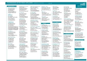Liste des fournisseurs de prothèses capillaires