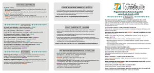 Programme septembre-décembre 2025 des maisons de quartier