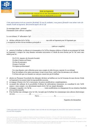 Formulaire Ideal Caf