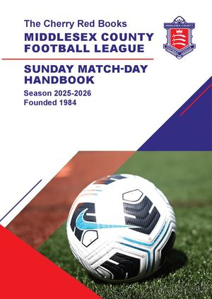 Middlesex County Football League Sunday Handbook V2