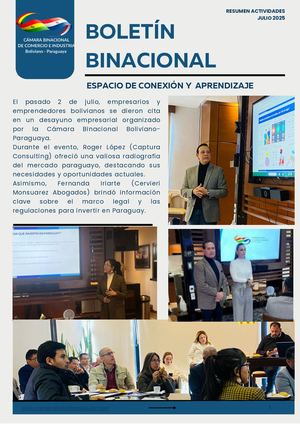 Boletín Informativo Julio