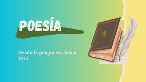 Ii Poesía Hasta 1975