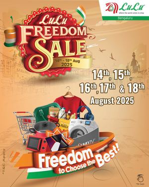 Lulu Freedom Sale Blr 14th To 18th Aug