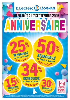 Leognan Anniversaire 2025 Catalogue
