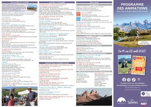 Programme D'animations Du 16 Au 22 Août 2025