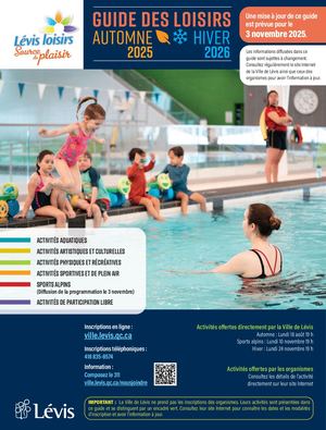 Guide des loisirs automne 2025-hiver 2026