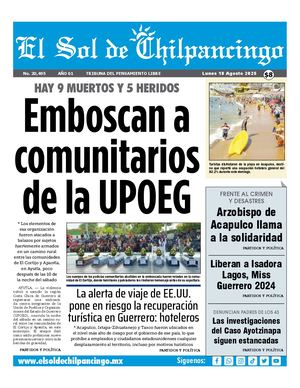 El Sol De Chilpancingo 18 Agosto 2025 Compressed