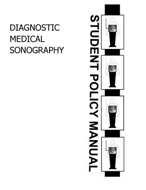 Diagnostic Medical Sonography Policy Manual