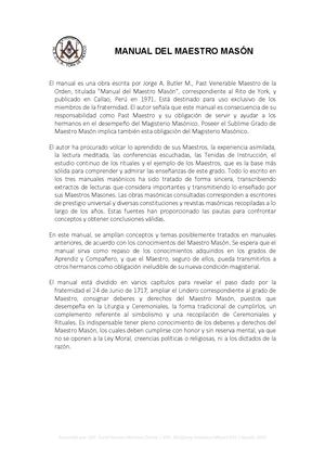 Rito De York - Resumen Manual De MM (Jorge Butler)