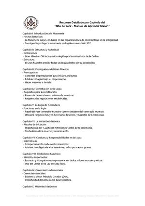 Rito De York - Resumen Manual De AM (Jorge Butler)