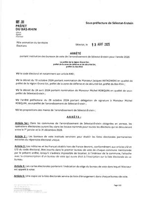 Arrêté Préfectoral (4)