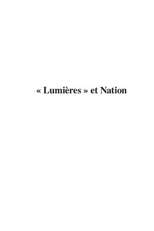Extrait 7841 « Lumières » et Nation. L’A.D.N. de la Franc-maçonnerie