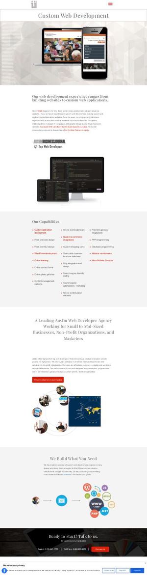 Web Development Companies in Austin | Custom Development by Webii