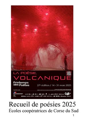 Recueil Poésie 2025